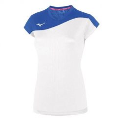 Koszulka do siatkówki damska Mizuno femme Team Authentic MYOU NS. Białe koszulki sportowe damskie Mizuno, m, bez wzorów, sportowe, bez kołnierzyka. Za 127.00 zł.