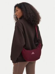 Adidas Torebka Glow Shoulder Bag KT4407 Bordowy. Czerwone torebki do ręki damskie Adidas, bez wzorów, z materiału, bez dodatków. Za 98.99 zł.