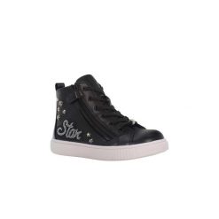 Buty miejskie dziewczęce LUMBERJACK DODA. Czarne buty sportowe dziewczęce Lumberjack, bez wzorów, bez zapięcia. Za 169.99 zł.