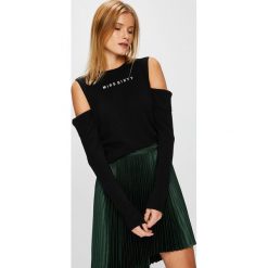 Miss Sixty - Sweter. Szare swetry damskie Miss Sixty, z dzianiny, z okrągłym kołnierzem. Za 429.90 zł.