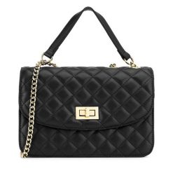 Torebka Badura. Czarne listonoszki damskie Badura, bez wzorów, bez dodatków. Za 199.99 zł.