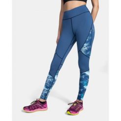 Damskie legginsy treningowe Kilpi LAMIRAE-W. Niebieskie legginsy damskie Kilpi, bez wzorów, z materiału, do biegania. Za 138.03 zł.