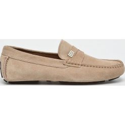 Tommy Hilfiger - Mokasyny. Szare mokasyny męskie Tommy Hilfiger, z materiału. W wyprzedaży za 469.90 zł.