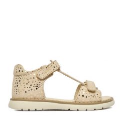 Sandały Lasocki Kids. Brązowe sandały dziewczęce Lasocki Kids, bez zapięcia. Za 129.99 zł.