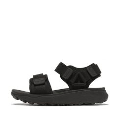 Sandały damskie FitFlop Neo-D-Hyker (Xt). Czarne obuwie sportowe damskie Flip Flop, trekkingowe. Za 539.50 zł.