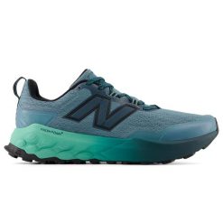 Buty męskie New Balance Fresh Foam Garoé v2 MGARO9H0 – niebieskie. Niebieskie buty sportowe męskie New Balance, z materiału, bez zapięcia, do biegania. Za 529.99 zł.