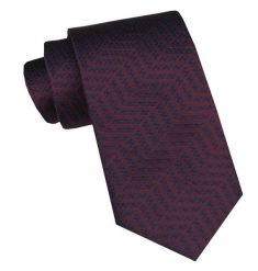 Elegancki i Modny Krawat Jedwabny - Alties - Bordowy z Regularnym Wzorem. Czerwone krawaty i muchy Alties, bez wzorów, z jedwabiu, eleganckie. Za 115.00 zł.