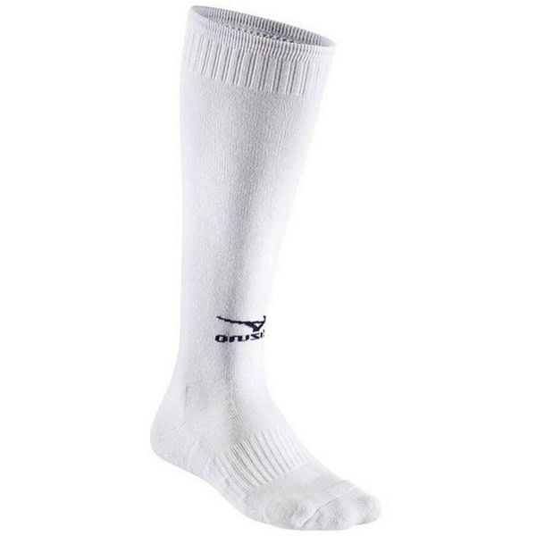 Męskie Skarpety Do Siatkówki Comfort. Białe skarpety męskie Mizuno, bez wzorów, z elastanu. Za 71.99 zł.