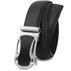 Pasek skórzany BELTIMORE r.95-110 cm A48 czarny. Czarne paski damskie bez wzorów. Za 64.90 zł.