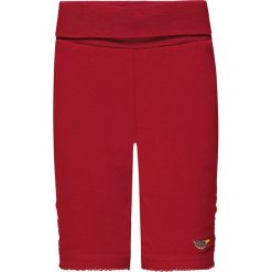 Legginsy w kolorze czerwonym. Czerwone legginsy dla dziewczynek marki Steiff, z bawełny. W wyprzedaży za 49.95 zł.