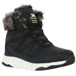 Buty Zimowe Damskie Kenna. Czarne trekkingi damskie Trespass, na zimę, trekkingowe. Za 326.99 zł.