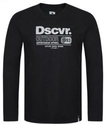 T-shirt męski Loap Alarm czarny. Czarne bluzki z długim rękawem męskie ÀLG, m, z aplikacjami, z bawełny, klasyczne, bez kołnierzyka. Za 140.99 zł.