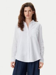 Gap Koszula 885287-16 Biały Regular Fit. Białe bluzki damskie GAP, m, bez wzorów, z bawełny, bez kołnierzyka, bez ramiączek. Za 159.99 zł.