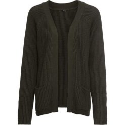 Sweter bez zapięcia oversize bonprix nocny oliwkowy. Swetry damskie marki bonprix. Za 44.99 zł.