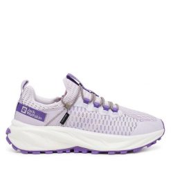 Trekkingi Jack Wolfskin. Fioletowe obuwie sportowe damskie Jack Wolfskin, bez wzorów, trekkingowe. Za 339.99 zł.