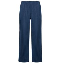 Spodnie Deha Spodnie Pleatowane Z Lyocell Denim Damskie. Niebieskie spodnie materiałowe damskie Deha, s, bez wzorów, z bawełny. Za 415.99 zł.
