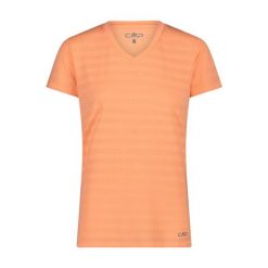 Koszulka damska CMP. Brązowe koszulki sportowe damskie CMP, bez wzorów, z materiału, sportowe, bez kołnierzyka. Za 176.50 zł.