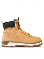 Puma Trapery Desierto v3 Puretex 393928 02 Brązowy. Brązowe śniegowce i trapery męskie Puma, ze skóry, bez zapięcia. Za 319.99 zł.