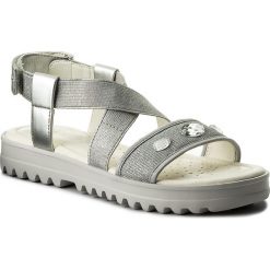 Sandały GEOX - J S. Coralie G. F J826EF 0NHEW C1007 Silver. Sandały dziewczęce marki Geox. W wyprzedaży za 179.00 zł.