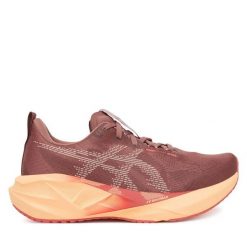 Buty do biegania Asics. Brązowe obuwie sportowe damskie Asics, bez wzorów, do biegania. Za 679.99 zł.