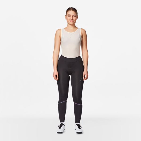 Legginsy rowerowe damskie Van Rysel Endurance. Czarne legginsy damskie VAN RYSEL, s, bez wzorów, z dzianiny, długie, rowerowe. Za 209.99 zł.