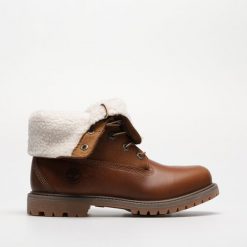 Botki damskie TIMBERLAND Authentics Teddy Fleece W. Brązowe botki damskie Timberland, na zimę, z gumy, klasyczne, bez obcasa, bez zapięcia. W wyprzedaży za 743.99 zł.
