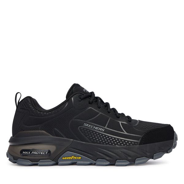 Trekkingi Skechers. Czarne trekkingi męskie Skechers, trekkingowe. Za 449.99 zł.