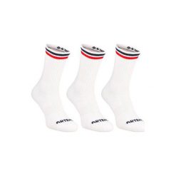 Skarpety sportowe RS500 3 pary. Skarpety męskie marki ARTENGO. W wyprzedaży za 19.99 zł.