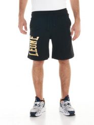 Szorty z sznurek regulacyjny na co dzień. Czarne krótkie spodenki sportowe męskie LEONE 1947 APPAREL, xl, bez wzorów, na fitness i siłownię. Za 105.21 zł.