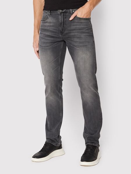Guess Sweter Angeles M2YAN2 D4Q52 Szary Slim Fit. Szare jeansy męskie Guess. Za 259.99 zł.