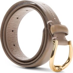 Pasek Damski LAUREN RALPH LAUREN - Bennington 412689807005 XS Taupe. Brązowe paski damskie Lauren Ralph Lauren, w paski, ze skóry. Za 219.90 zł.