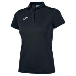 Koszulka polo do tenisa damska Joma Hobby. Czarne koszulki sportowe damskie Joma, xl, bez wzorów, bez kołnierzyka, bez ramiączek, do piłki nożnej. Za 101.99 zł.