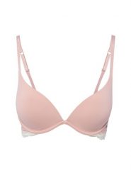 Tommy Hilfiger biustonosz push-up Kobiety Sztuczne włókno różowy|biały, 75B. Białe biustonosze Tommy Hilfiger, bez wzorów, z koronki. Za 169.95 zł.