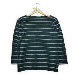 Second life - Damski sweter w granatowym kolorze - Stan dobry. Niebieskie swetry damskie Ralph Lauren, bez wzorów, bez kołnierzyka, bez ramiączek, bez kaptura. Za 76.64 zł.