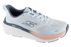 Buty sportowe damskie, Max Cushioning Elite 3. Niebieskie obuwie sportowe damskie Skechers, bez wzorów, z materiału, trekkingowe. Za 549.99 zł.