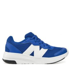 Buty do biegania New Balance. Niebieskie buty sportowe dziewczęce New Balance, bez wzorów, bez zapięcia, do biegania. Za 169.99 zł.