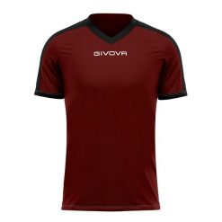Koszulka piłkarska dla dorosłych Givova Revolution Interlock. Brązowe koszulki sportowe męskie Givova, m, bez wzorów, bez kołnierzyka, bez ramiączek, do piłki nożnej. Za 160.99 zł.