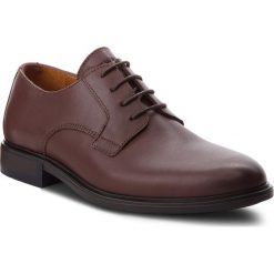 Półbuty TOMMY HILFIGER - Color Block Heel Leather Shoe FM0FM01616 Coffee 211. Brązowe eleganckie półbuty Tommy Hilfiger, z materiału, eleganckie, bez zapięcia. W wyprzedaży za 449.00 zł.