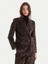 Weekend Max Mara Marynarka Katanga 2525046062 Brązowy Regular Fit. Brązowe żakiety damskie Weekend Max Mara, bez wzorów, ze sztruksu. Za 1,859.00 zł.