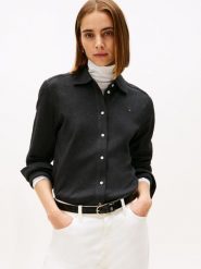 Tommy Hilfiger Bluzka z dżerseju Kobiety Bawełna szary, XS. Szare bluzki damskie Tommy Hilfiger, xs, bez wzorów, z bawełny, bez kołnierzyka, bez ramiączek. Za 379.95 zł.