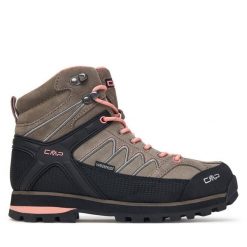 Trekkingi CMP. Brązowe obuwie sportowe damskie CMP, bez wzorów, trekkingowe. Za 629.99 zł.