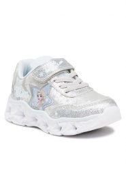 Frozen Sneakersy CP76-SS22-36DFR Srebrny. Szare buty sportowe dziewczęce Frozen, bez wzorów, ze skóry, bez zapięcia. Za 119.99 zł.