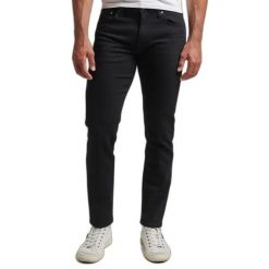 Dżinsy slim z bawełny organicznej Superdry. Czarne spodnie materiałowe męskie Superdry., m, bez wzorów, z bawełny. Za 398.90 zł.