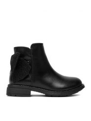 DeeZee Botki CEO-CS2920-11 Czarny. Czarne botki dziewczęce DeeZee, z materiału, bez zapięcia. Za 129.99 zł.
