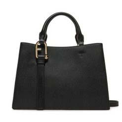 Torebka Furla. Czarne torebki do ręki damskie Furla, bez wzorów, klasyczne, bez dodatków. Za 1,339.00 zł.