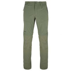 Męskie spodnie outdoorowe Kilpi HOSIO-M. Zielone spodnie sportowe męskie Kilpi, na lato, m, bez wzorów, z nylonu, trekkingowe. Za 318.77 zł.