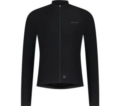 Koszulka z długim rękawem ELEMENT, czarna. Czarne koszulki sportowe męskie Shimano, na zimę, s, bez wzorów, z elastanu, bez kołnierzyka, bez ramiączek, rowerowe. Za 357.45 zł.