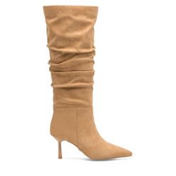 Kozaki Nine West. Brązowe kozaki damskie Nine West, bez obcasa, na szpilce. Za 329.99 zł.