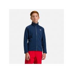 Bluza narciarska dla dzieci Rossignol BOY Fz Clim granatowa. Niebieskie buty zimowe chłopięce Rossignol, bez wzorów, bez zapięcia. Za 440.00 zł.