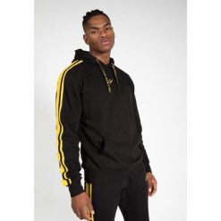 Banks Oversize bluza z kapturem - Czarny/Żółty. Czarne bluzy męskie GORILLA WEAR, m, bez wzorów, z kapturem, na fitness i siłownię. Za 276.00 zł.